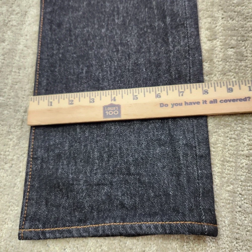 Levis 501 Jeans Men 34x34 *READ Black Denim Straight Leg Button Fly 100% Cotton